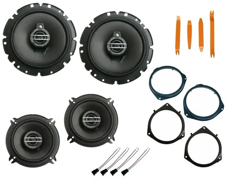 DSX Pioneer Boxen Set für Opel Zafira B - 75 W Auto-Lautsprecher - Car-HiFi-Lautsprecher mit 75 W RMS, ideal für eine kraftvolle Audioqualität in Ihrem Opel Zafira B. Enthält 2x 165 mm und 2x 130 mm Lautsprecher für ein beeindruckendes Klangerlebnis.