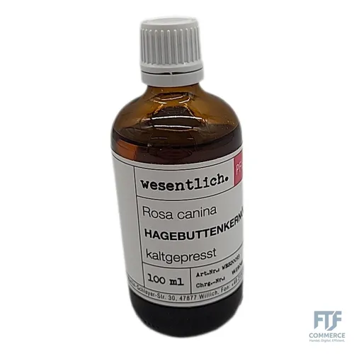 Hagebuttenöl 100ml - 100% reines Öl (Rosa canina) von wesentlich.
