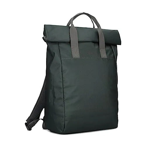 Benno BE260 Rolltop-Rucksack - Wasserabweisender Laptop-Rucksack (16/18 L) aus robustem Material mit vielen Fächern, ideal für Uni, Büro und Freizeit. Perfekter Schutz für Laptops bis 15 Zoll, inklusive Flaschenhalter und Schlüsselband.