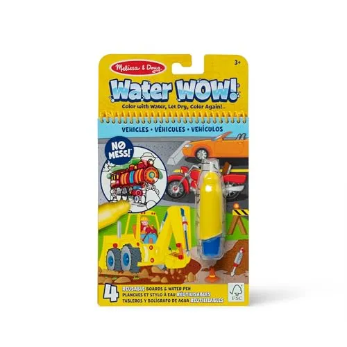 Melissa & Doug, Pen Water Wow Fahrzeuge