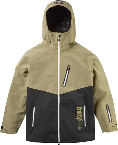 THIRTYTWO GRASSER Jacke 2026 - Braune All-Mountain Jacke für jedes Wetter - Tauchen & Schnorcheln – Die GRASSER Jacke bietet 15K Wasserdichtigkeit und Atmungsaktivität für höchsten Komfort, ideal für alle Bedingungen auf der Piste.