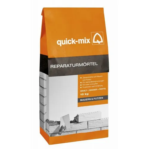 quick-mix ZM Reparaturmörtel (Zementmörtel) - 10 kg Sack