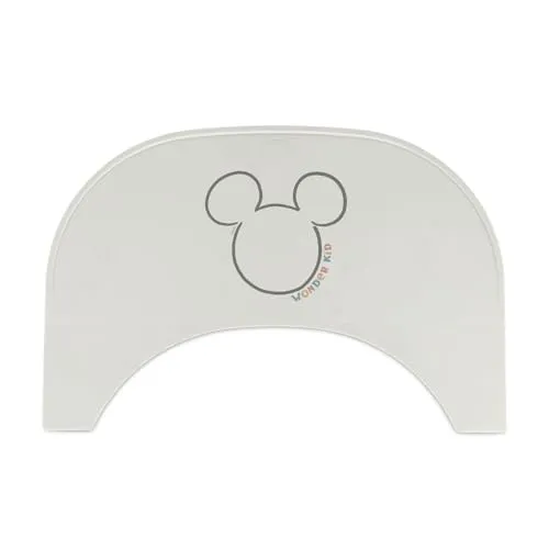 hauck Kinder Silikonauflage, Disney Mickey Light Beige- Kompatibel mit Alpha Click Tray und Arketa Click Tray Essbrett für Alpha+, Beta+ & Arketa Holzhochstuhl (Nicht Kompatibel mit Holz-Essbrett)