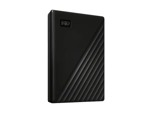 WD My Passport™ 4 TB Externe HDD Festplatte - Externe HDD Festplatte mit 4 TB, ideal für unterwegs. Sicherer Speicher mit Backup-Software und Passwortschutz für Fotos, Videos und Dokumente.