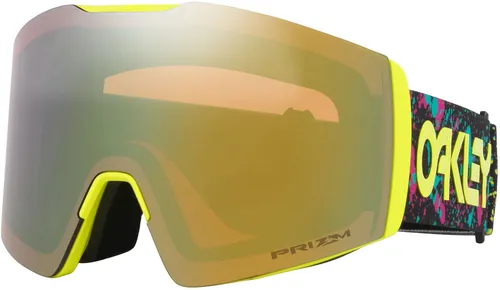 Oakley Fall Line L Jaxson Black - Premium Skibrille mit Prizm Snow Sage Gold Iridium - Goggles mit rahmenlosem Design für maximales Sichtfeld, schnelle Glaswechsel-Technologie und perfekten Sitz. Ideal für Ski- und Snowboard-Abenteuer.