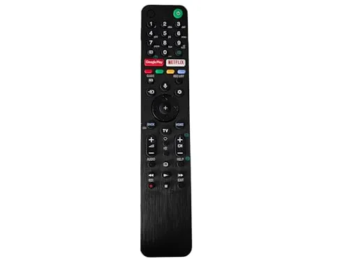 azurano RMF-TX500E VOICE Remote Fernbedienung - Ersatz-Fernbedienung für SONY-Geräte, kostengünstig und kompatibel mit zahlreichen Modellen, ideal für eine schnelle und einfache Bedienung.