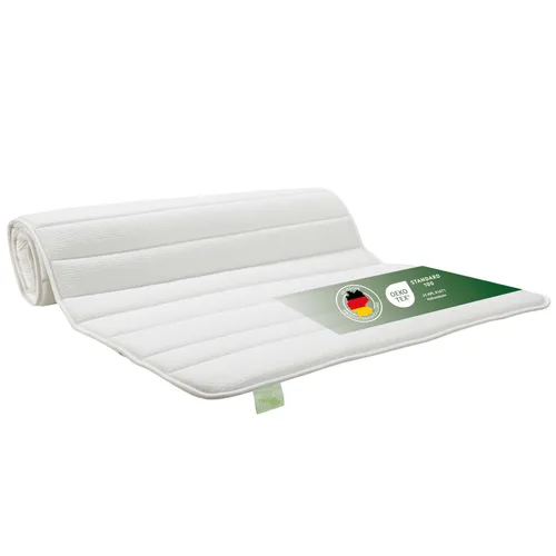 DREAMSTAR Topper 180x200cm | Ergonomischer Matratzentopper für optimalen Schlafkomfort - Matratzenauflagen mit atmungsaktivem Schaumkern und 4 Eckgummis, ideal für Boxspringbetten und Schlafsofas. Öko-Tex zertifiziert für einen gesunden Schlaf.