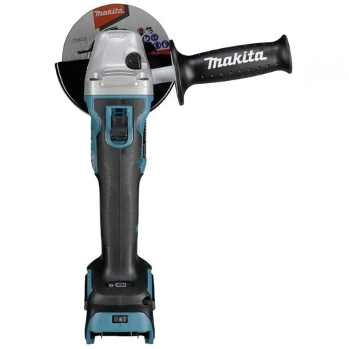 Makita DGA513ZJ Akku-Winkelschleifer im Makpac - Akku-Winkelschleifer mit leistungsstarkem Motor, ideal für präzise Schleifarbeiten und kabellose Freiheit in der Werkstatt oder auf der Baustelle.