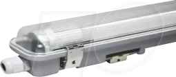 BLULAXA 49260 - Wannenleuchte, 18 W, 1900 lm, 4000 K, Stab, weiß, IP65
