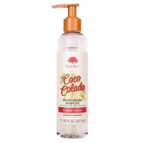 Tree Hut Bare Coco Colada Rasieröl, 7,7 fl oz, Gel-zu-Öl-Formel - Schutz und Pflege beim Rasieren mit der Gel-zu-Öl-Formel von Tree Hut. Ideal für ein sanftes und glattes Rasurerlebnis. Für alle Hauttypen geeignet.