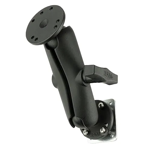 RAM MOUNTS UNPKD. RAM DOUBLT Ball Mount W/Backing Plate and Hardware, RAM-101-225B2U