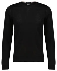 BOSS Herren Leno-P Slim-Fit Pullover aus Merinowolle - Eleganter Slim-Fit Pullover aus hochwertiger Merinowolle, ideal für einen stilvollen Look im Alltag oder im Büro.