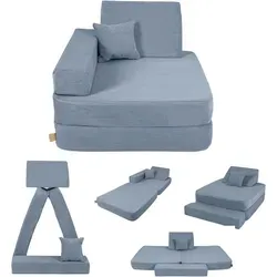 Angelove Kindersessel - Faltbare Kindercouch für Kinderzimmer - Sessel fürs Kinderzimmer, bequemer und multifunktionaler Kindersessel aus strapazierfähigem Velours-Kord, ideal für Sitzen, Spielen und Entspannen.