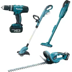 Makita DLX4093 Akkubetrieb Heckenschneider - Heckenschneider für kabellosen Einsatz, leistungsstark und ideal für präzises Schneiden im Garten.
