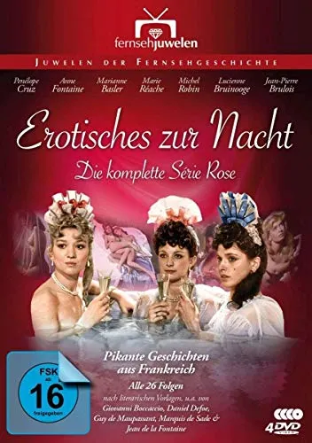 Erotisches zur Nacht - Die komplette Série Rose [4 DVDs] - Filme für Erwachsene, spannende erotische Geschichten für unvergessliche Nächte, freigegeben ab 16 Jahren.