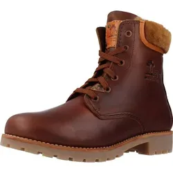 Panama Jack Damen Panama 03 Igloo Trav Combat Boot - Wanderschuhe aus wasserdichtem Nappa mit natürlichem Fellfutter, ideal für Abenteuer bei kaltem Wetter. Made in Spain.