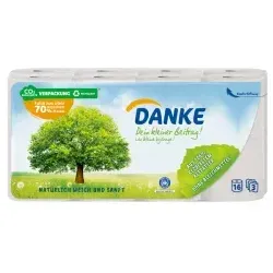 Essity Germany GmbH DANKE Toilettenpapier 3lagig 16X150 St 11689884
