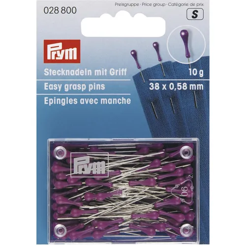  Prym Stecknadeln mit Griff 5,8 x 38 mm 10 g 575 EUR/kg