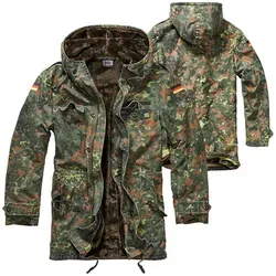 BWuM Parka BWuM Bundeswehr Parka mit Futter + Flaggen Gefüttert bunt 46 (S)
