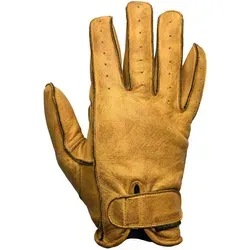 Helstons Hiro Sommer Motorradhandschuhe, gelb, Größe 2XL für Männer - Motorradhandschuhe aus widerstandsfähigem Rindsleder, verstärkt mit Aramid für optimalen Schutz. Ideal für den Sommer und mit praktischem Klettverschluss für individuelle Passform.