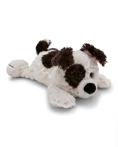 NICI Kuscheltier Hund 20cm - weiß - Stofftier aus weichem Plüsch, niedliches Plüschtier zum Kuscheln und Spielen, für Kinder & Erwachsene, tolle Geschenkidee - 62141