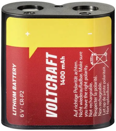 VOLTCRAFT CRP2 Fotobatterie CR-P 2 Lithium 1400 mAh 6V 1St.