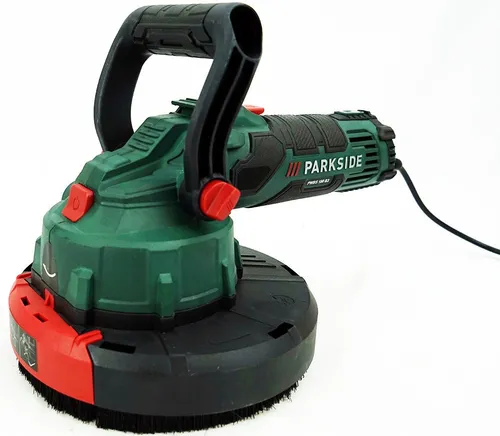 PARKSIDE® PWBS 180 B3 Wand- und Bodenbearbeitungssystem, 1050W - Kraftvolles Wand- und Bodenbearbeitungssystem mit 1050W, ideal für Trockenbau und Holzoberflächen. Inklusive integrierter Absaugfunktion und vielseitigem Zubehör für effizientes Arbeiten.