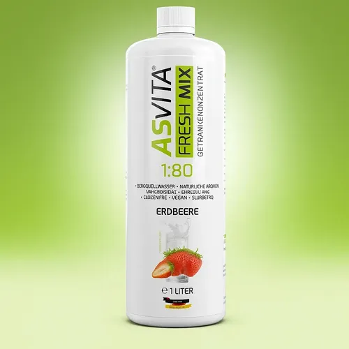 ASVita Fresh Mix Mineralgetränk 1/80 - 1L Schw. Johannisbeere