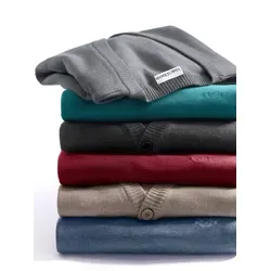 Witt Strickjacke Cardigan Langarm grau 56
