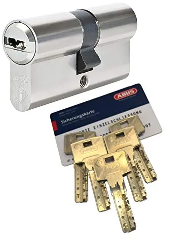 ABUS Bravus.4000 Doppelzylinder mit BZD u. N+G, Länge (a/b) 30/30mm (c=60mm), mit 5 Schlüssel, DIN EN1303, Angriffswiderstandsklasse D, RC2/RC3 Level geeignet, mit N+G