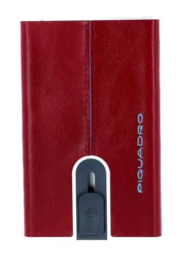 Piquadro Unisex-Erwachsene Porta Carte di credito Pelle - Herren-Geldbörsen aus hochwertigem Leder mit robustem Metallmechanismus, ideal für stilvolle Reisende.