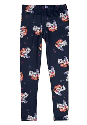 Paw Patrol Thermo Leggings für Mädchen Skye & Everest Kinder Winter Leggins gefüttert Hose Mädchenhose Sporthose Blau (DE/NL/SE/PL, Numerisch, 98, 104, Regular)