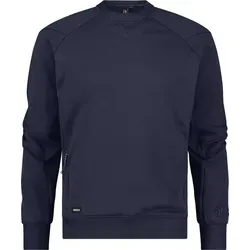 Dassy Sweatshirt Dolomiti - Nachtblau - 2XL - Modernes Sweatshirt mit Gummibund, das dank Anti-Pilling-Behandlung lange schön bleibt. Die verdeckte Sicherheitstasche bietet Platz für persönliche Gegenstände. Ideal für den täglichen Einsatz und zur Veredelung geeignet.