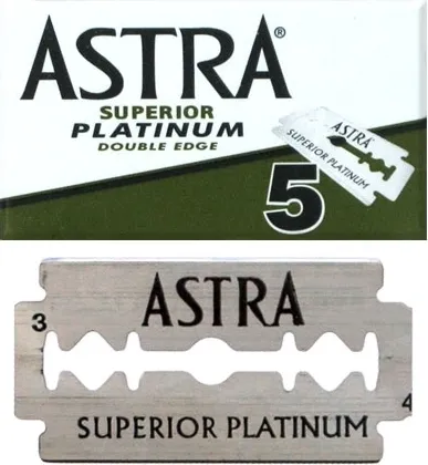 Astra Platinum Ersatzklingen 5 Stück/Packung