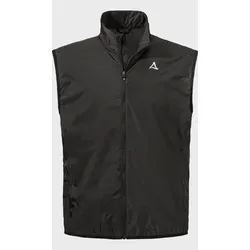 SCHÖFFEL Bike Vest Style Cannobio MNS, Gr. 52, schwarz - Herren-Westen mit ultraleichtem VENTBREAK®-Material für optimalen Windschutz, atmungsaktiv und wasserabweisend, ideal für Radsportler.