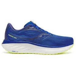 Saucony Herren Ride 18 blau 44.0 - Laufschuhe mit PWRRUN+ Dämpfung für ein weiches Laufgefühl und verbesserten Halt. Ideal für tägliche Läufe und zuverlässig langlebig.