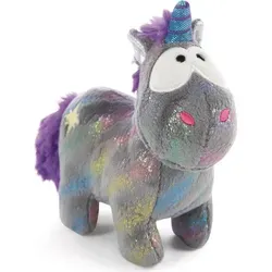 NICI Kuscheltier Einhorn Star Bringer - 13 cm weiches Plüschstofftier, mit funkelndem Regenbogen-Stirnhorn und recycelten Materialien