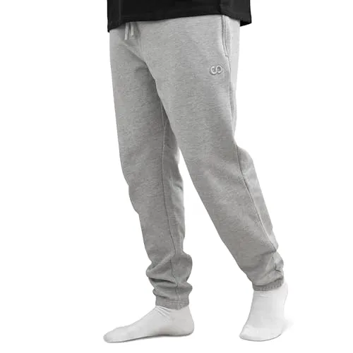 Snocks Jogginghose Herren – Bequeme Sporthose mit Reißverschlusstaschen & kuscheligem Innenfutter – Ideal für Freizeit, Training & Alltag XXL Grau - Moderne Jogginghose für Herren mit elastischem Bund und Reißverschlusstaschen. Hergestellt aus 100% Bio-Baumwolle, bietet sie hohen Tragekomfort und Bewegungsfreiheit. Perfekt für Sport, Freizeit und Alltag.