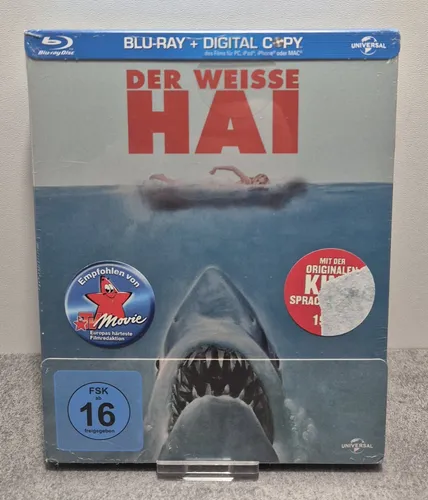 Der Weisse Hai - Jaws - Steelbook Blu-ray - OOP - NEU & OVP