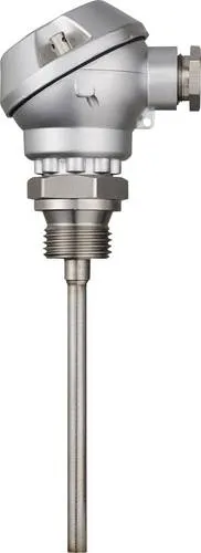 Jumo Temperatursensor Pt100 -50 bis 400°C, Fühler-Länge 250mm - Zubehör für Messtechnik, präziser Temperatursensor mit großer Messspanne für vielseitige Anwendungen in Industrie und Labor.