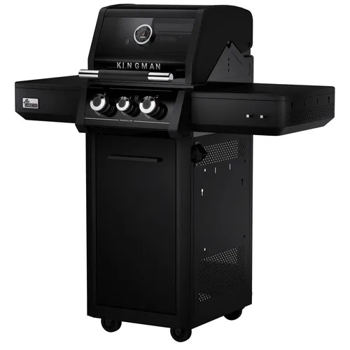 Mr. Gardener Gasgrill Kingman 2 MK mit Seitenkocher - Standgrill mit 2 Brennern und zusätzlichem Seitenkocher, ideal für BBQ-Fans, robustes Design und einfache Handhabung.