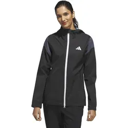adidas Jacke Rain Ready für Damen, schwarz/blaugrau - Schutz bei jedem Wetter mit der adidas Jacke Rain Ready für Damen. Hergestellt aus 100 % recyceltem Polyester, bietet sie optimalen Komfort und Bewegungsfreiheit. Ideal für stilbewusste Golferinnen.