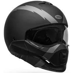 Bell Broozer ARC Helm, schwarz-grau, Größe S - Motorradhelm mit leichter LG® PC/ABS-Schale, ideal für Leistungssportarten und ausgestattet mit einstellbaren Ventilationsschiebern für optimalen Komfort.
