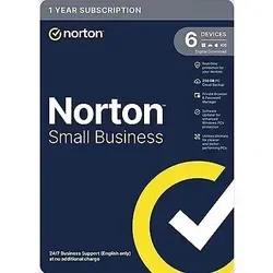 Norton Small Business - 6 Geräte, 1 Jahr, Download - Norton Small Business bietet umfassenden Schutz für 6 Geräte. Schützen Sie Ihre geschäftskritischen Daten mit leistungsstarker Cybersicherheit und genießen Sie einfache Installation und zuverlässigen Support.