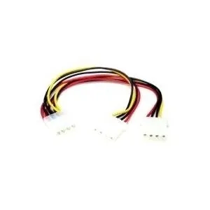 StarTech.com Y-Kabel 4 pin Molex Stecker - Molex Splitter IDE Stromkabel - 2 x LP4 intern - Stromkabel - interne Stromversorgung, 4-polig (W) - interne Stromversorgung, 4-polig (M) - 0,2m - für P/N: ATXPW400HPCQ, ATXPW350DELL, ATX2POWR400E, ATX2POWR350E, ATXPW400DELL, ATXPW300DELL, CFXPOWER350 (PYO2L)
