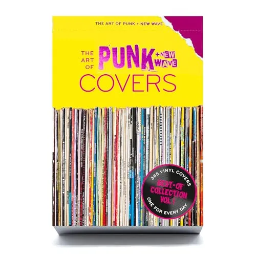 The Art of Punk New Wave Covers - Tagesabreißkalender mit 366 Best-of Punk New Wave Vinyl Covern, nostalgische Kunst für Musikliebhaber und Sammler