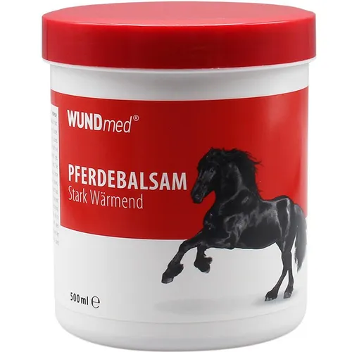 WUNDmed Pferdebalsam 500,0 ml - Hautpflegemittel mit Eukalyptus, ideal zur Linderung von Muskelverspannungen nach Sport und körperlicher Aktivität.