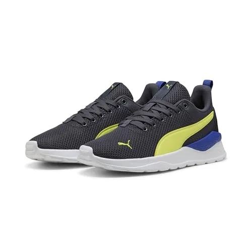 PUMA Unisex Kinder Anzarun Lite Jr Sneaker, Galactic Gray Lemon Sherbert Puma Black, 37 EU