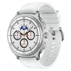 Samsung Galaxy Watch 8 Classic 46mm BT Weiß - Smartwatch für Fitness und Lifestyle - Smartwatch mit Always-On AMOLED-Display und GPS, ideal für Fitness-Enthusiasten. Kompatibel mit Android und ohne Zubehör.