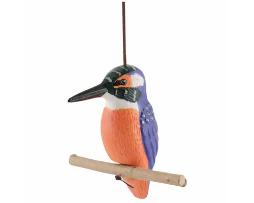 Tangoo Keramik Eisvogel auf Holz, hängend - Gartendeko - Hübscher Tangoo Keramik Eisvogel auf Holz, hängend. Perfekte Gartendeko für eine stilvolle Atmosphäre. Handgefertigt und individuell bemalt, bringt er natürlichen Charme in Ihren Außenbereich.